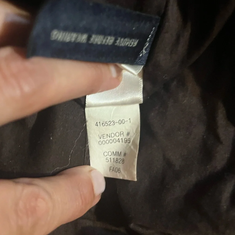 Banana Republic BR Leather Bomber Jacket Brown Size L - Picture 12 of 13